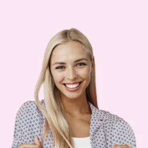 blonde european woman